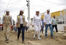 Habitantes de Fredonia agradecen pavimentación de la calle Cuatro alcaldia-de-cartagena