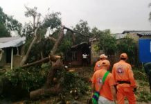 Centenar de viviendas afectadas por vendaval en Bolívar san-juan-nepomuceno
