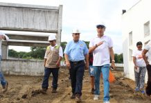 Alcalde (e) Pedrito Pereira inspecciona construcción del CDI de Flor del Campo alcaldia-de-cartagena