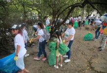 Recogen más de una tonelada de basura en la Laguna del Cabrero go-green-cartagena