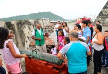 3.824 colombianos disfrutaron jornada de entrada gratis a Fortificaciones escuela-taller-cartagena-de-indias