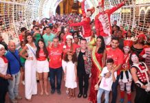 Alcalde (e) Pedrito Pereira lideró encendido del alumbrado navideño de Cartagena