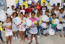 Niños de Boston y Olaya disfrutaron una mañana de cine junto con la Gestora Social distrital eliana-bustillo-de-pereira