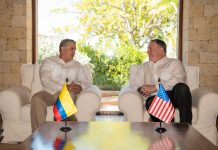Secretario de Estado de EE.UU. se reunió con el presidente Duque en Cartagena Mike-Pompeo