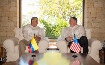 Secretario de Estado de EE.UU. se reunió con el presidente Duque en Cartagena Mike-Pompeo