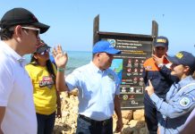 Alcalde (e) Pedrito Pereira inspeccionó zona turística de Playa Blanca y Playetas en Barú
