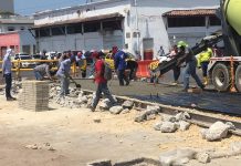 En Cartagena ya se construye el sendero peatonal para el Puente de Heredia