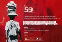 Cooperación Española acoge exposición “Migrantes” en FICCI 59