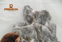 Rossana Lombana esculpió una bella obra para mujeres desplazadas por violencia