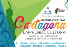 Abierta convocatoria para feria ” Cartagena Emprende Cultura”